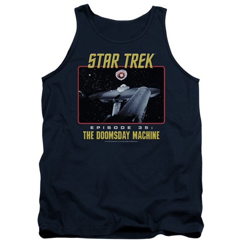 St Original-The Doomsday Machine - Adult Tank Top - Navy- Extra Large