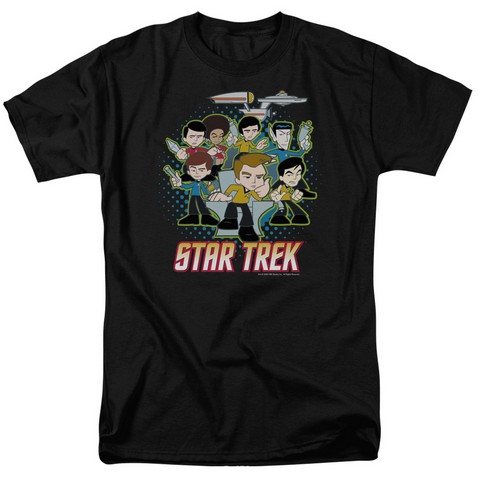 Quogs-Quogs Collage - Short Sleeve Adult 18-1 Tee - Black- 2X