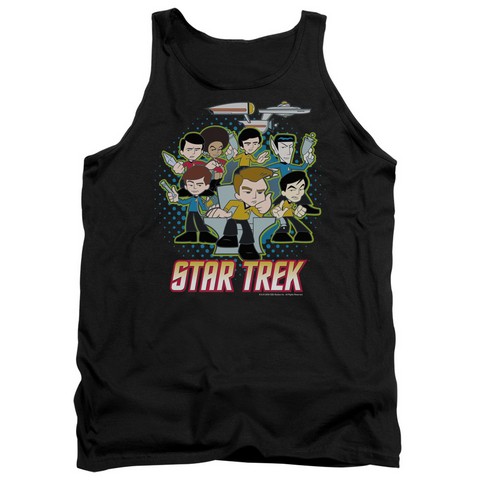 Quogs-Quogs Collage - Adult Tank Top - Black- Medium