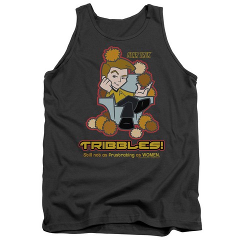 Quogs-Not As Frustrating - Adult Tank Top - Charcoal- Medium