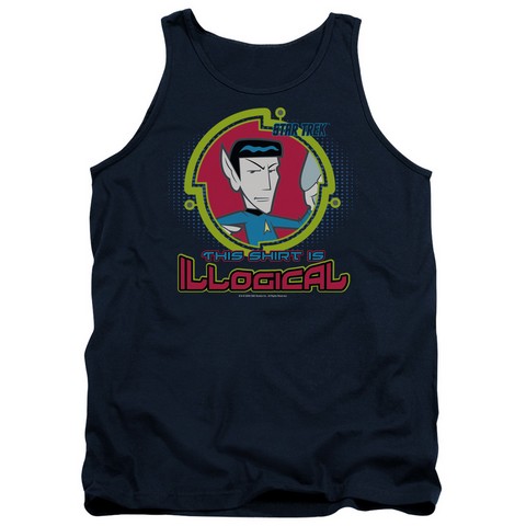 Quogs-Illogical - Adult Tank Top - Navy- 2X