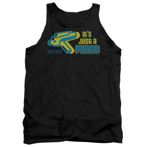 Quogs-Just A Phase - Adult Tank Top - Black- Large