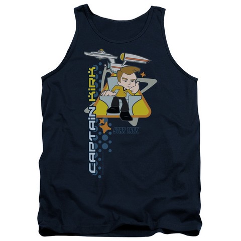 Quogs-Captains Chair - Adult Tank Top - Navy- Extra Large