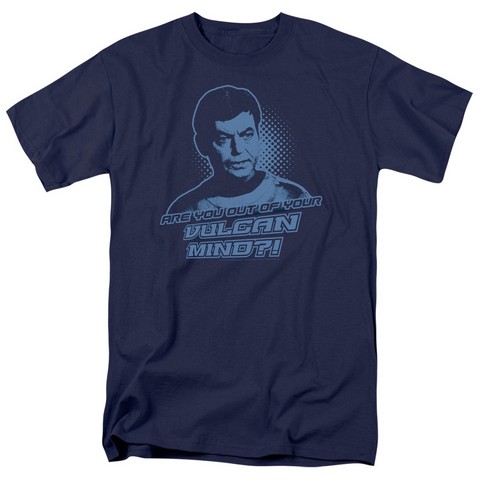 St Original-Vulcan Mind - Short Sleeve Adult 18-1 Tee - Navy- 2X