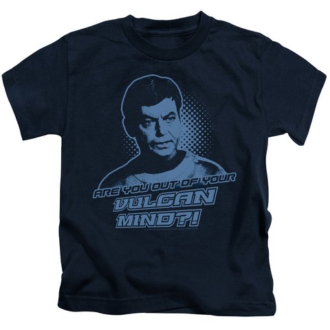 St Original-Vulcan Mind - Short Sleeve Juvenile 18-1 Tee - Navy- Large 7
