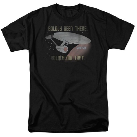 Star Trek-Boldly Did That - Black- Large