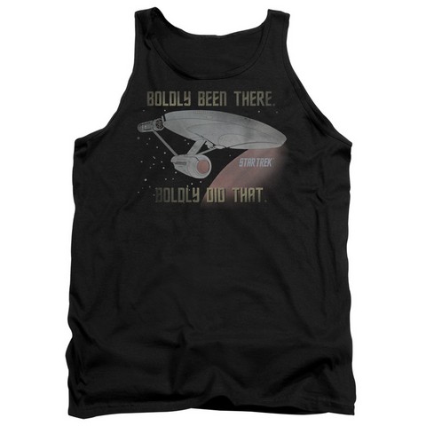 Star Trek-Boldly Did That - Adult Tank Top - Black- Extra Large