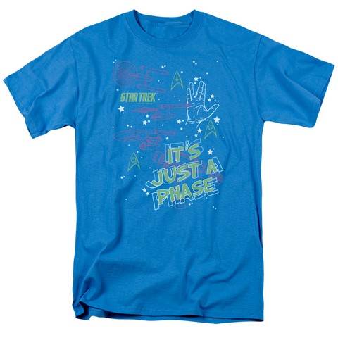 St Original-Just A Phase - Short Sleeve Adult 18-1 Tee - Turquoise- 2X