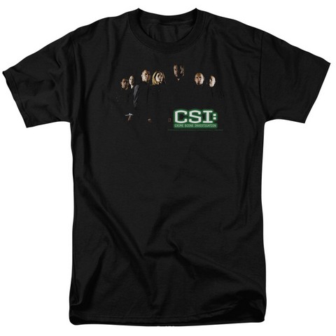 Csi-Shadow Cast - Short Sleeve Adult 18-1 Tee - Black- 5X
