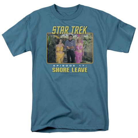 St Original-Shore Leave - Short Sleeve Adult 18-1 Tee - Slate- Extra Large