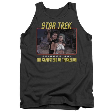 Star Trek-Episode 46 - Adult Tank Top - Charcoal- Medium