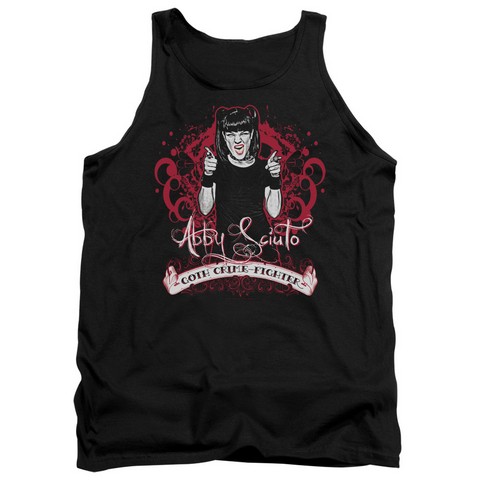 Ncis-Goth Crime Fighter - Adult Tank Top - Black- Extra Large