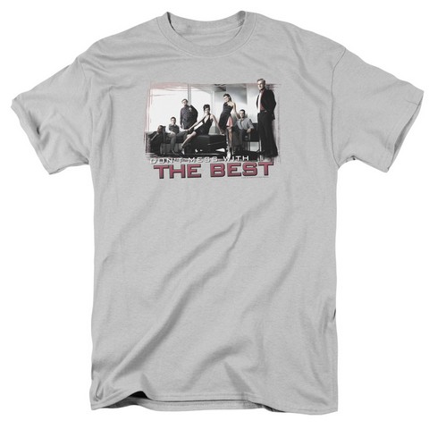 Ncis-The Best - Short Sleeve Adult 18-1 Tee - Silver- Medium