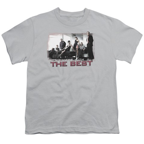 Ncis-The Best - Short Sleeve Youth 18-1 Tee - Silver- Extra Large