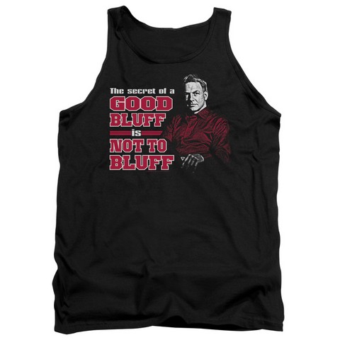 Ncis-No Bluffing - Adult Tank Top - Black- Small