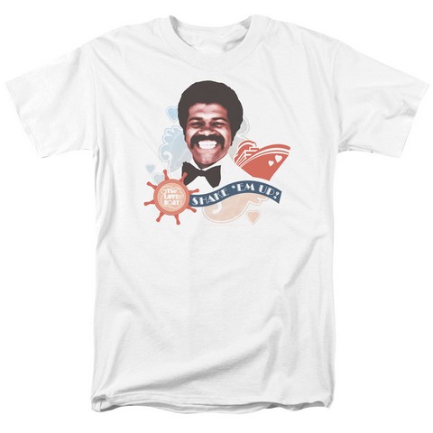 Love Boat-Shake Em Up - Short Sleeve Adult 18-1 Tee - White- Medium