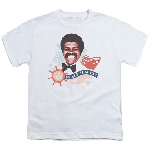Love Boat-Shake Em Up - Short Sleeve Youth 18-1 Tee - White- Extra Large