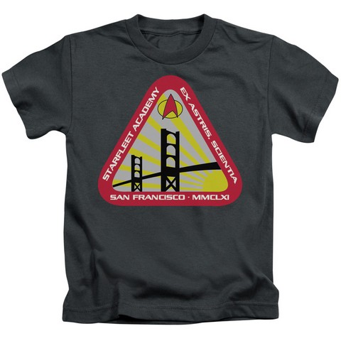 Star Trek-Starfleet Academy - Short Sleeve Juvenile 18-1 Tee - Charcoal- Large 7