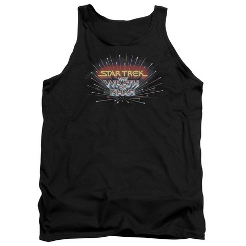 Star Trek-Khan Logo - Adult Tank Top - Black- Medium