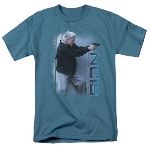 Ncis-Drop It - Short Sleeve Adult 18-1 Tee - Slate- Medium