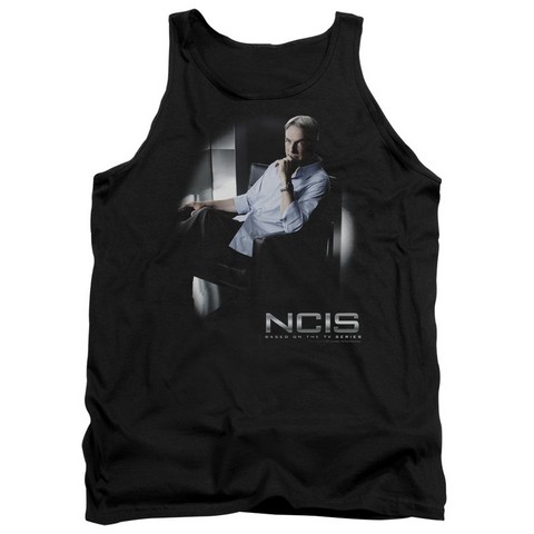 Ncis-Gibbs Ponders - Adult Tank Top - Black- Medium