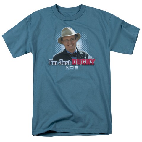 Ncis-Just Ducky - Short Sleeve Adult 18-1 Tee - Slate- Medium
