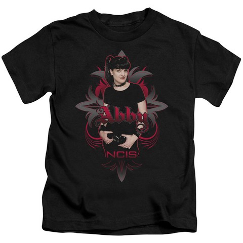 Ncis-Abby Gothic - Short Sleeve Juvenile 18-1 Tee - Black- Large 7