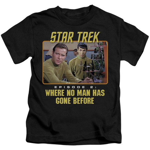 Star Trek-Episode 2 - Short Sleeve Juvenile 18-1 Tee - Black- Large 7
