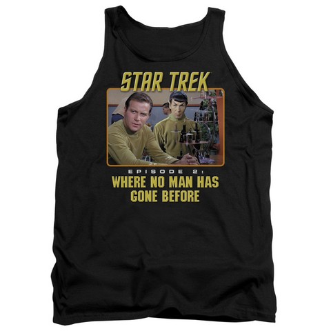 Star Trek-Episode 2 - Adult Tank Top - Black- Medium