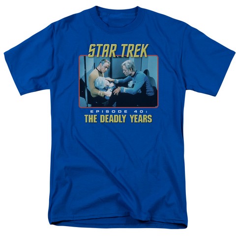 St Original-Episode 40 - Short Sleeve Adult 18-1 Tee - Royal- Medium