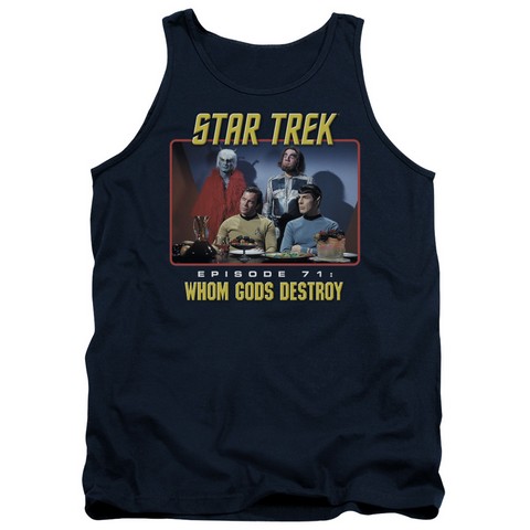 Star Trek-Episode 71 - Adult Tank Top - Navy- Medium