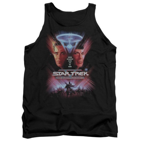 Star Trek-The Final Frontier-Movie - Adult Tank Top - Black- Medium