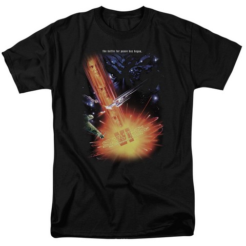 Star Trek-Undiscovered Cntry-Movie - Black- Extra Large
