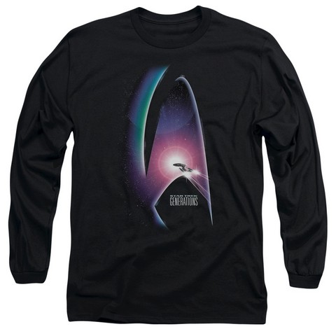 Star Trek-Generations-Movie - Black- Large