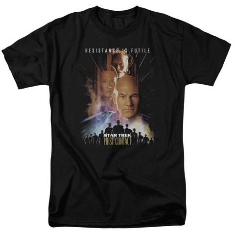 Star Trek-First Contact-Movie - Black- 3X
