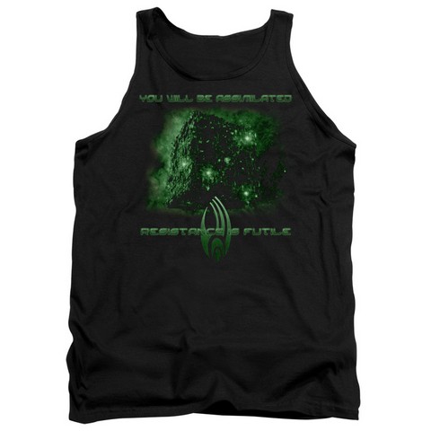 Star Trek-Assimilate - Adult Tank Top - Black- Medium
