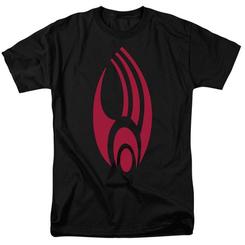 Star Trek-Borg Logo - Short Sleeve Adult 18-1 Tee - Black- Extra Large