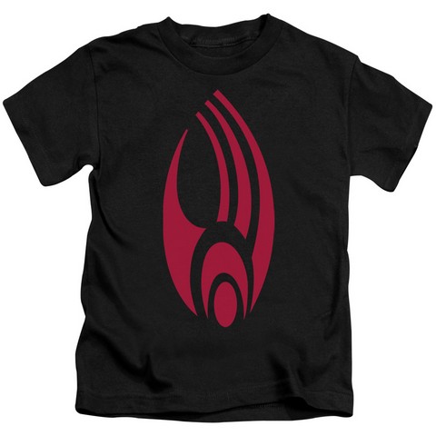 Star Trek-Borg Logo - Short Sleeve Juvenile 18-1 Tee - Black, Small 4