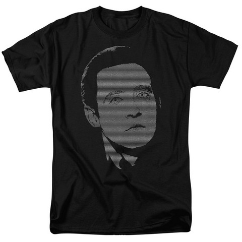 Star Trek-Datas Data - Short Sleeve Adult 18-1 Tee - Black- Extra Large