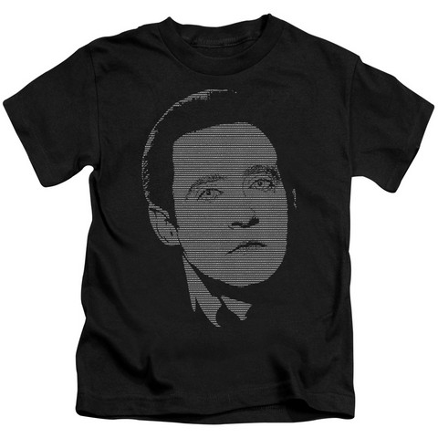 Star Trek-Datas Data - Short Sleeve Juvenile 18-1 Tee - Black- Medium 5-6