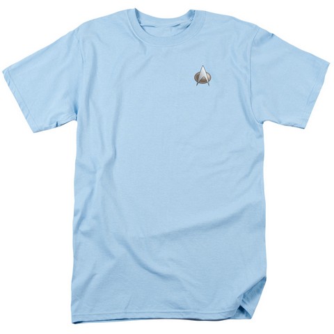Star Trek-Tng Science Emblem - Short Sleeve Adult 18-1 Tee - Slate- Medium