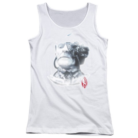 Star Trek Borg Head Juniors Tank Top White Small From Unbeatablesale Com Fandom Shop - borg console 3 roblox