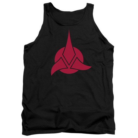 Star Trek-Klingon Logo - Adult Tank Top - Black- Medium