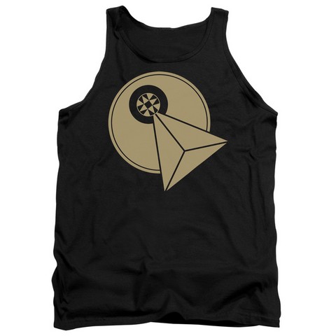 Star Trek-Vulcan Logo - Adult Tank Top - Black- Medium