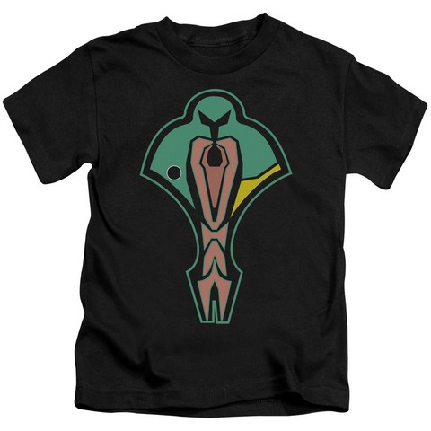 Star Trek-Cardassian Logo - Short Sleeve Juvenile 18-1 Tee - Black- Large 7