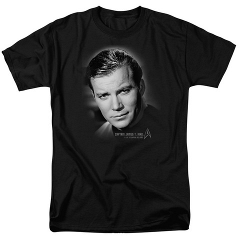 Star Trek-Captain Kirk Portrait - Black- Large