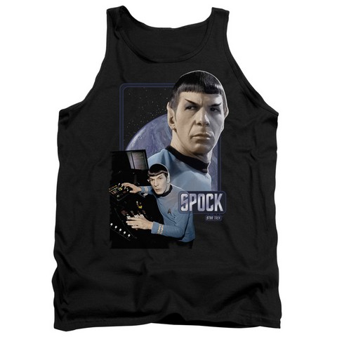 Star Trek-Spock Tank Top - Black- Small