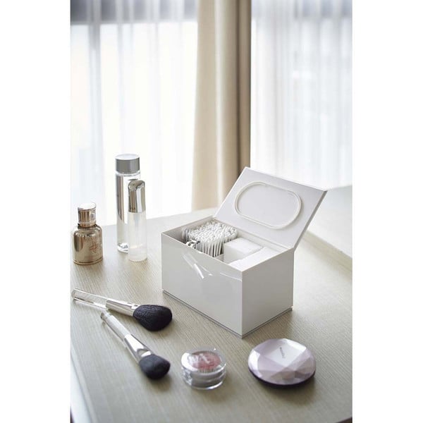 Picture of YAMAZAKI home 2427 3.9 x 6.3 in. Veil Cotton Case - White