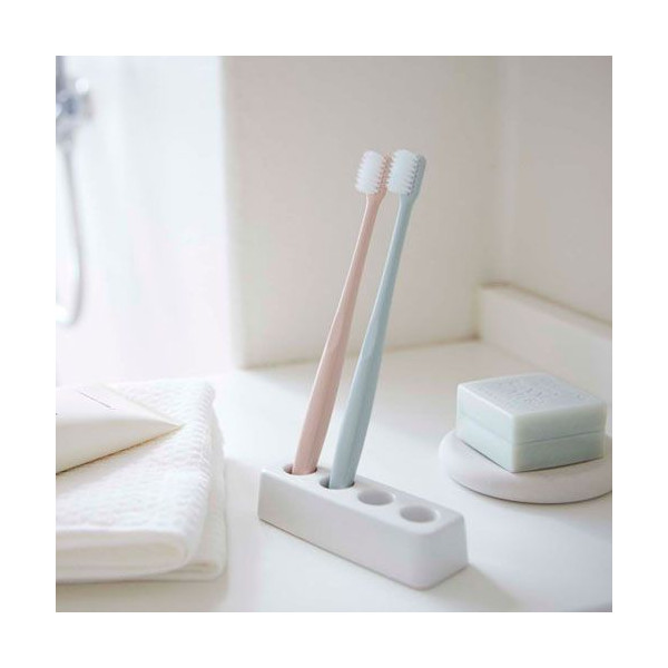 Picture of YAMAZAKI home 2612 1.4 x 4.3 in. Plane Ceramic Toothbrush Stand - Square&#44; White