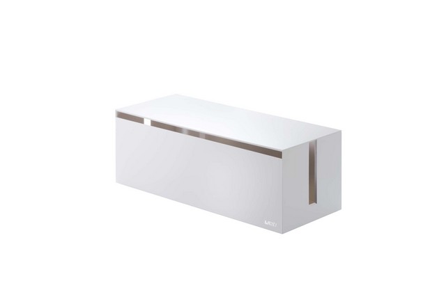 Picture of YAMAZAKI home 2707 6.1 x 15.8 in. Web Cable Box - White